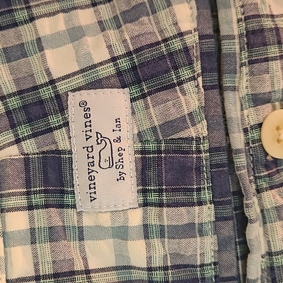 Vinyard Vines Seersucker Club plaid Bermuda Shorts Size 36 - Picture 7 of 7